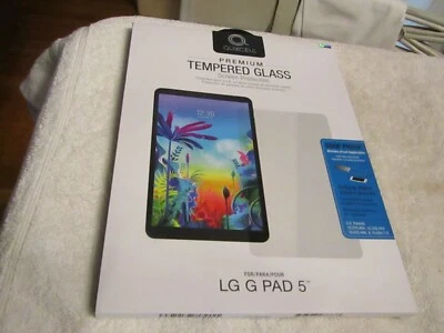 T Mobile Quikcell LG G Pad5 Premium Tempered Glass Screen Protector GP-GPAD5 NEW - Image 1 of 2