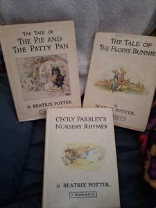 3 Beatrix Potter Flipsy Bunnies - Cecily - Pie And Patty Pan - Picture 1 of 8