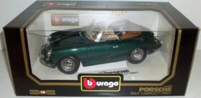 1:18 Bburago (Burago) Porsche 356B Cabrio '61 sin usar, en caja rojo o verde Foto 1 de 2