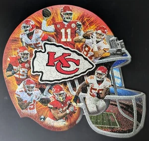 MasterPieces KANSAS CITY CHIEFS HELMET 500 pc Jigsaw Puzzle KELCE Alex Smith - Picture 1 of 16