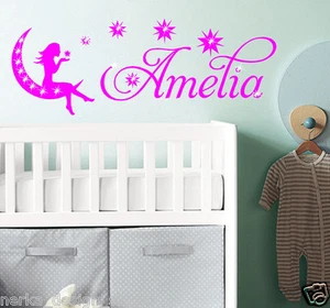 CUSTOM NAME WALL STICKERS / NEWBORN NAME STICKER Personalised Name Stickers S46 - Picture 1 of 6