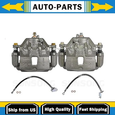 Pinzas de freno de disco delanteras + línea de freno delantera para Hyundai Tucson 2,7 L 2,0 L_ Foto 1 de 4