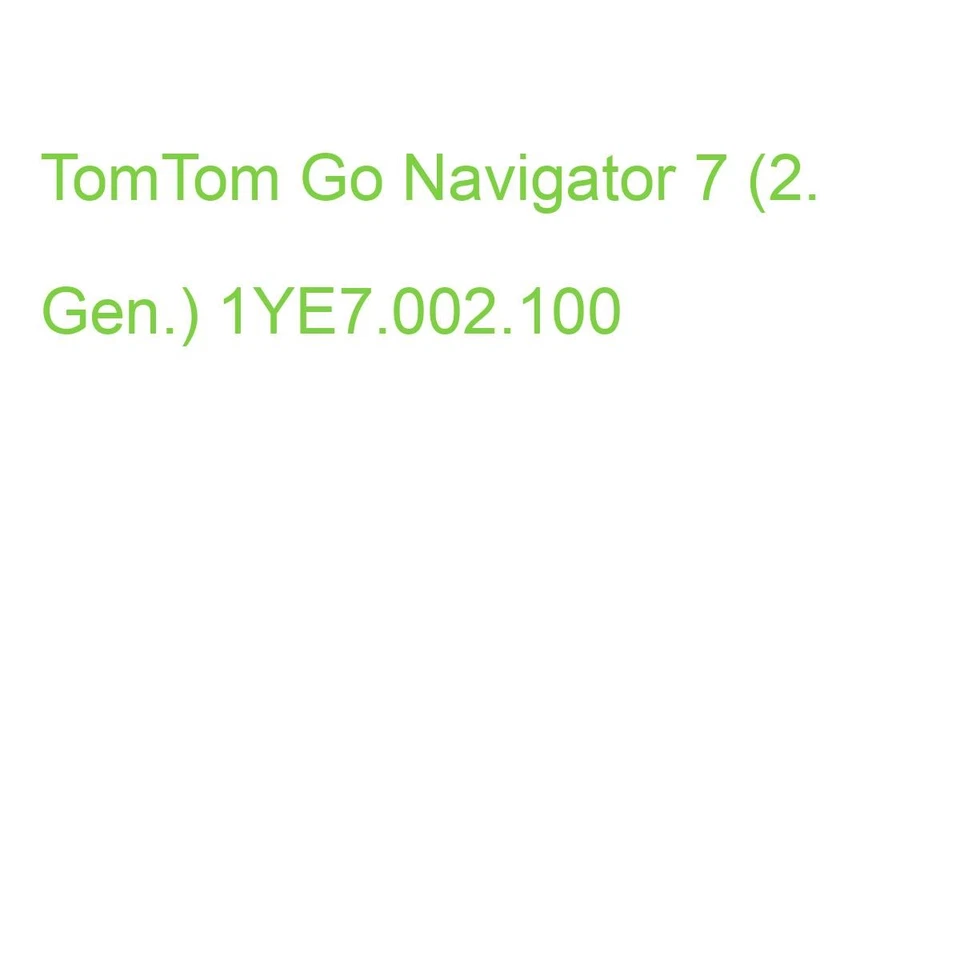 1YE7.002.100 TomTom Navigator 7 D