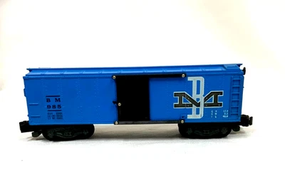 Vintage AMERICAN FLYER #985 B&M Blue Boxcar - Image 1 of 4
