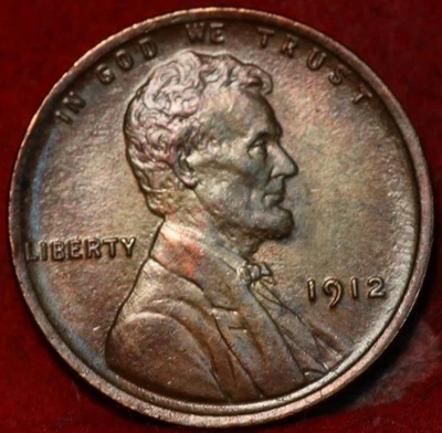 1912 Philadelphia Mint Copper Lincoln Wheat Cent - Image 1 of 2