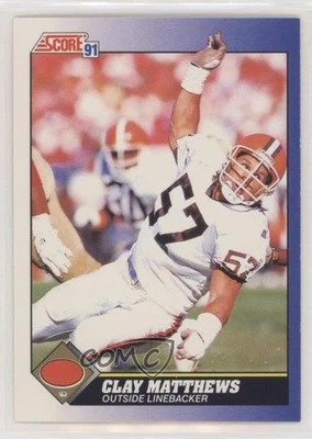 1991 Score Clay Matthews #19 - Image 1 of 2