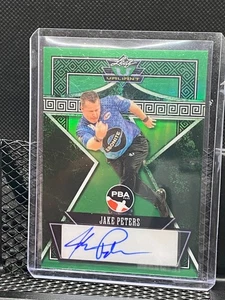 Jake Peters 2025 Leaf Eclectic PBA - Valiant / Auto - Green # 4/5 - Bild 1 von 2