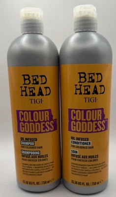 TIGI Bedhead Colour Goddess Oil Infused 25.36 Oz Shampoo & TIGI Conditioner New - Image 1 of 4