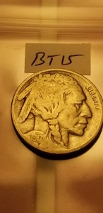 1917 P USA Buffalo Nickel 5 Cent Coin Bt6. - Picture 1 of 2