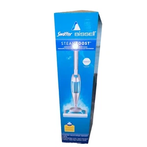 Swiffer Bissell Steamboost Steam Mop 6639 Floor Kit Deep Clean Tile Laminate NEW - Picture 1 of 4