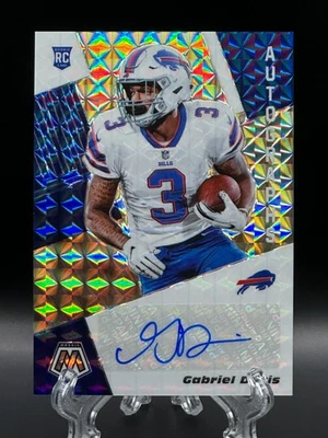 Gabriel Davis 2020 Panini Mosaic Rookie Auto Prizm #RA39 Bills RC - Image 1 of 2