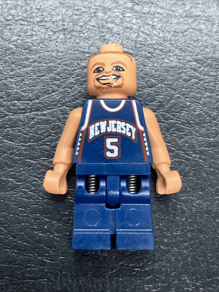 LEGO Jason Kidd Minifigure #5 3563 NBA New Jersey Nets Rare - Image 1 of 4