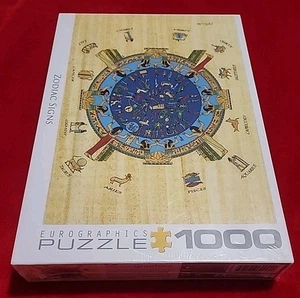 Eurographics Puzzle 1000 Pezzi Segni Zodiacali Nuovo con Scatola Sigillato Boho Astrologia - Foto 1 di 2