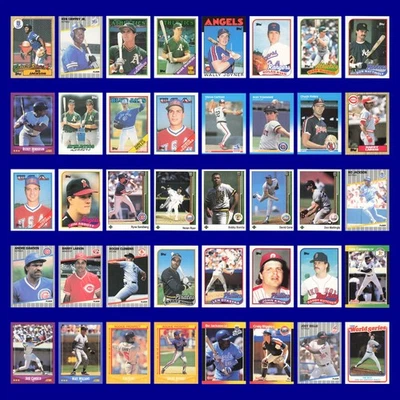 (40) 1986-1989 Baseball Rookie/Star/HOF Lot NM-Bo Jackson RC-Ken Griffey Jr RC - Image 1 of 2