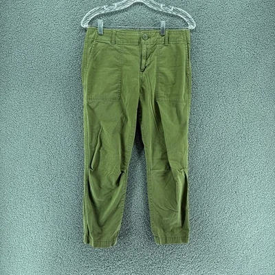 Pantalones al tobillo Sanctuary estándar excedente para mujer 26 bolsillos verdes militares elásticos Foto 1 de 4