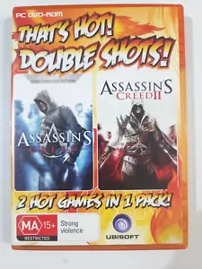 Assassin's Creed & Assassin's Creed II PC Game - MA15+ - Tested - Ubisoft G/VGC - Picture 1 of 5