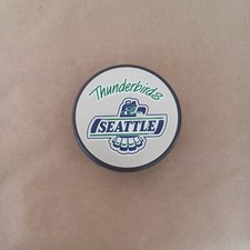 WHL Seattle Thunderbirds Official Puck Western Hockey League In Glas Co 