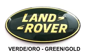 STEMMA PER LAND ROVER VERDE OROANTERIORE POSTERIORE LOGO OVALE RANGE LAND EVOQUE - Foto 1 di 1