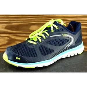 Ryka Aspire Size 7.5 M Blue Lace Up Running Fabric Women Shoe 1204YT95609 - Picture 1 of 9