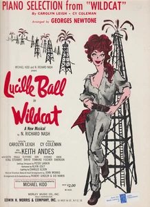 Lucille Ball Wildcat Musical - Piano/Vocal Selections Song Book - Picture 1 of 1