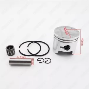 40mm Piston 10mm Pin Ring Needle Bearing For 47cc 2-Stroke Engine Mini Quad ATV - Picture 1 of 1