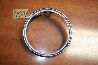 Anillo de faros cromado para Suzuki GT 185 1975 OEM 75 G Foto 1 de 4