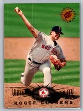 1995 Topps Stadium Club Virtual Reality #5 Roger Clemens Boston Red Sox