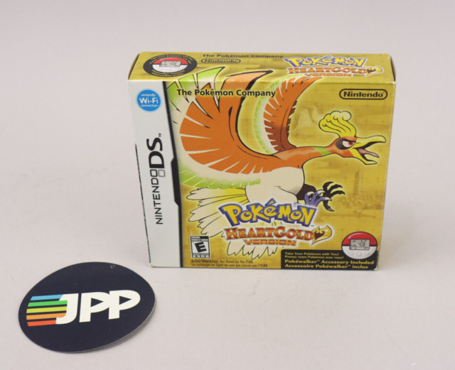 Nintendo Pokemon HeartGold w/ Bonus Figure and Walmart Exclusive Pokewalker  Holder (DS) 