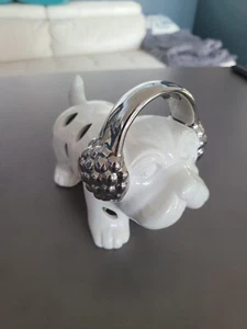 Dj Dog With Headphones Statue - Picture 1 of 1