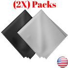 (2-PACK) 12"X12" Microfiber Cleaning Cloth For Camera Lens Glasses Phone Screen