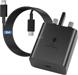 45W Super Fast Charging Charger Adapter USB-C 6FT For Samsung S20 S22 S23 S24 + - Picture 1 of 10