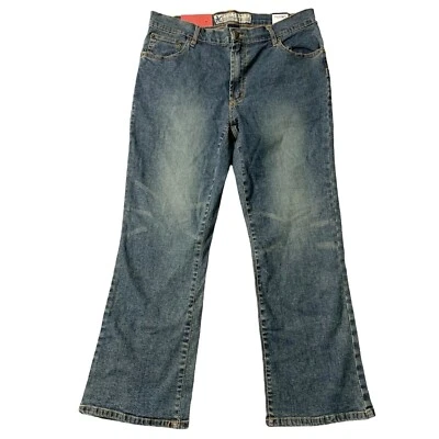 VTG Steve & Barry's Jean Women 10 A 32x25 Dirty Rinse Bootcut Stretch Deadstock - Image 1 of 4