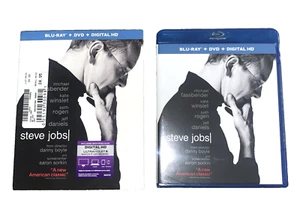 Sealed! Steve Jobs Blu-ray + DVD Slipcover Movie Michael Fasbender Aaron Sorkin! - Picture 1 of 11