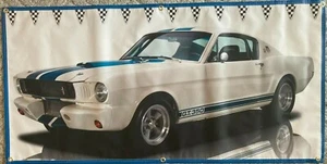 1965 Ford Mustang Shelby GT350 (X14) 2'X4' Vinyl Banner.  - Picture 1 of 1