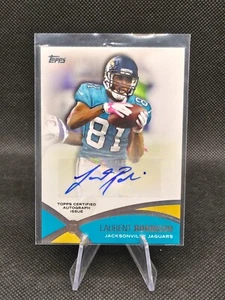 2012 Topps Laurent Robinson Prolific Playmakers Autograph Auto #PPALR Jaguars - Picture 1 of 2