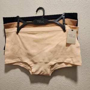 Comfort By Real 3 Pack Ribbed Panties, Women’s Size L - Picture 1 of 5