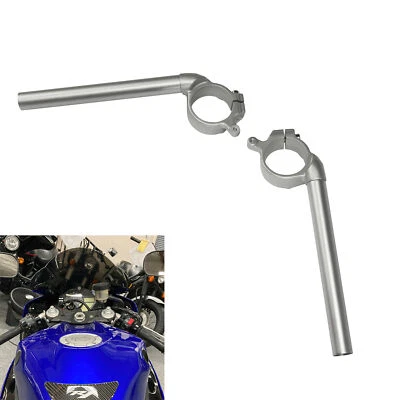 Aluminum Handle Bars Clip Ons Fit For YAMAHA YZFR1 YZF-R1 2009-2014 - Image 1 of 4