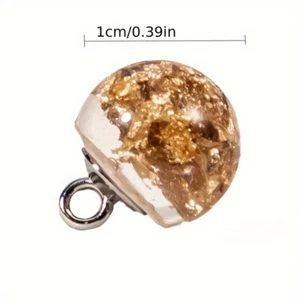 20pcs Round Buttons Resin Metal for DIY Clothes Dress Craft Sewing Retro - Picture 1 of 10