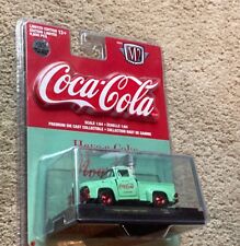 NEW M2 MACHINES 1956 FORD F-100 TRUCK GREEN COCA-COLA CHASE FREE SHIPPING