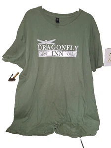 DRAGONFLY INN Gilmour Girls - Unisex Cotton T-Shirt Tee Shirt Green xl Crew neck - Picture 1 of 2