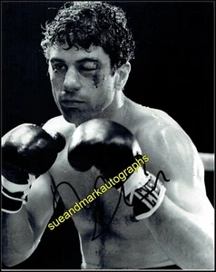 Autógrafo boxer peso medio Robert De Niro Raging Bull Jake La Motta UACC RD - Imagen 1 de 1