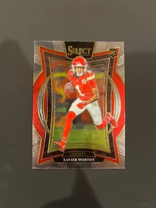 2024 Panini NFL Select Concourse Xavier Worthy Rookie Kansas City Chiefs #32 - Picture 1 of 2