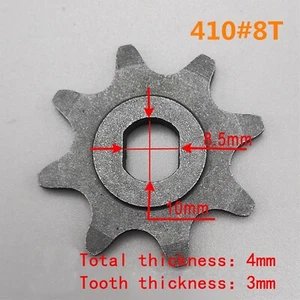 8T Tooth Chain Sprocket For Pinion Gear Electric Scooter Motor Bicycle AU - Picture 1 of 6