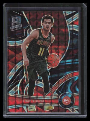 2021-22 Panini Spectra Interstellar 169 Trae Young SD 35/49 Spectracular Debut - Image 1 of 2