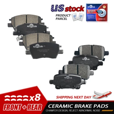 Pastillas de freno delanteras y traseras de cerámica para Chevrolet Cruze Volt Bolt EUV LT Foto 1 de 4