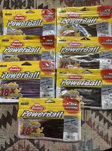 Berkley Powerbait Lot (7) Taschen Straight Money (5) Shaky Head (2) Drop Shot - Bild 1 von 4