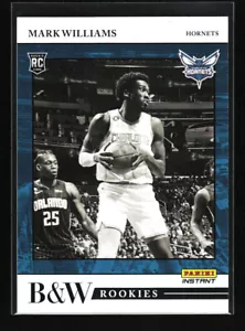 Mark Williams 2022-23 Panini Instant schwarz & weiß RC #BW-15 Charlotte Hornissen - Bild 1 von 2
