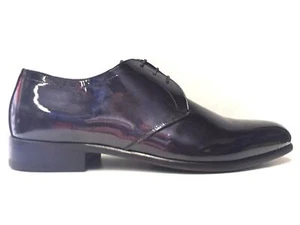 ELEGANTE ZEREMONIE HERRENSCHUHE MARINE LUXURY 010 141 LEDER ORIGINAL PE NEU - Bild 1 von 5