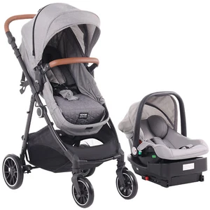 VEVOR Sistema da Viaggio per Passeggino 3 in 1 con Seggiolino Grigio Scuro Nero - Imagen 1 de 12