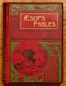 No date HC, Aesop's Fables by Rev. Townsend; George Routledge & Sons - Picture 1 of 14